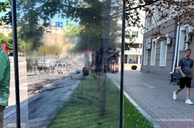 Так выглядит «портал в прошлое» на улице Попова.