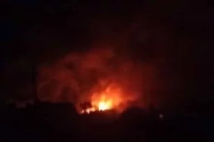 Порт Одессы уже горит.