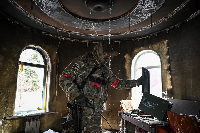 Военнослужащий отряда «Т» Добровольческого корпуса в Суджанском районе Курской области, 2025 год.