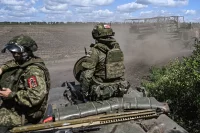 Военнослужащие 288-й гвардейской артиллерийской бригады ВС РФ.