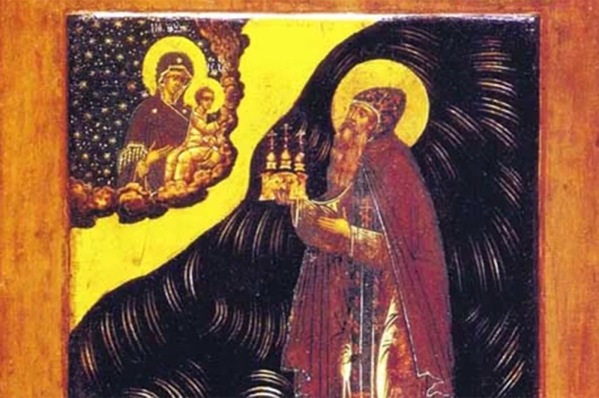 Антоний Римлянин. Старообрядческая икона XVIII века.