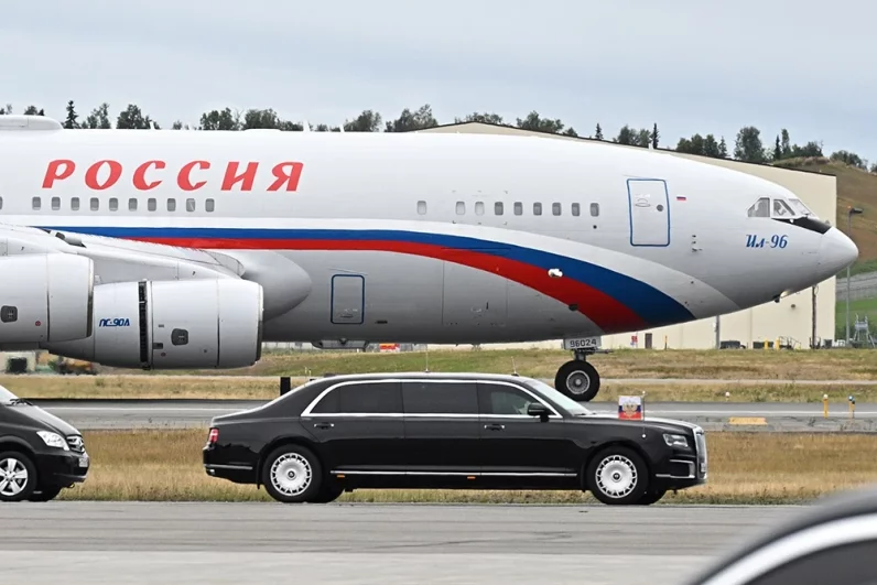 Самолет президента России Владимира Путина.
