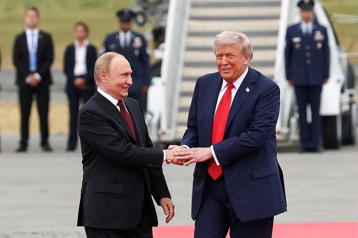 Владимир Путин и Дональд Трамп. 