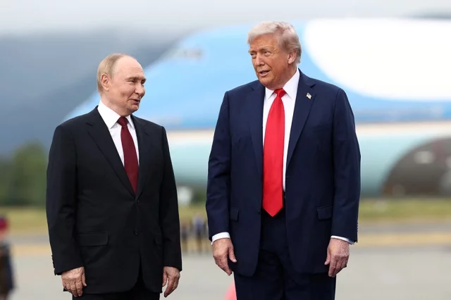 Владимир Путин и Дональд Трамп. 
