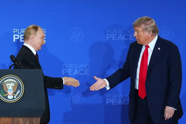 Владимир Путин и Дональд Трамп.