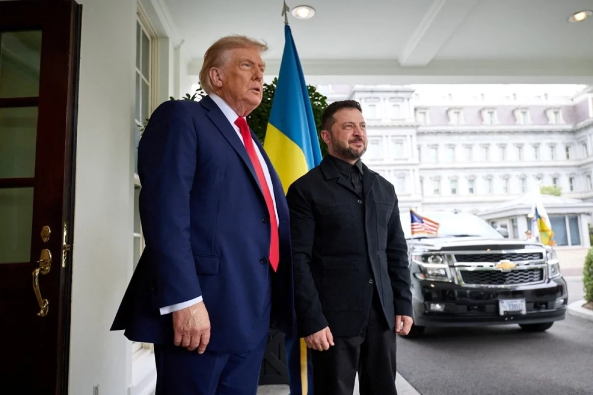 Дональд Трамп и Владимир Зеленский.