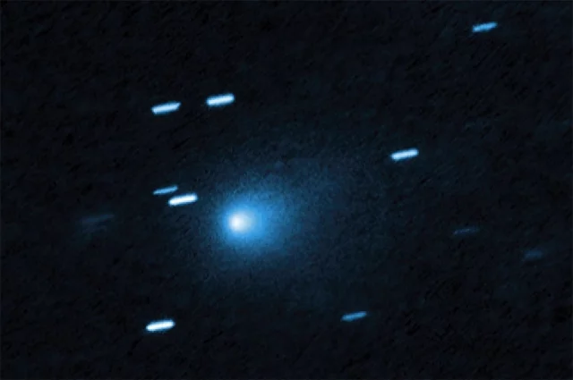 Снимок межзвёздного объекта 3I/ATLAS, сделанный телескопом Hubble 21 июля 2025 года с расстояния в 440 млн км от Земли.