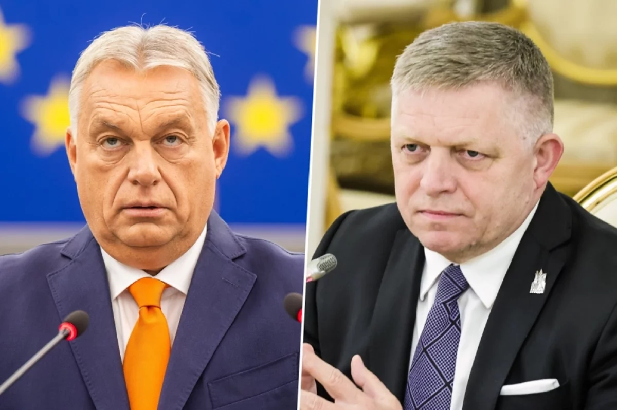 Виктор Орбан и Роберт Фицо. 