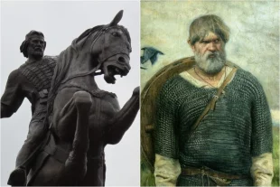 Евпатий Коловрат — легендарный русский богатырь, герой древнерусского историко-литературного произведения «Повесть о разорении Рязани Батыем».