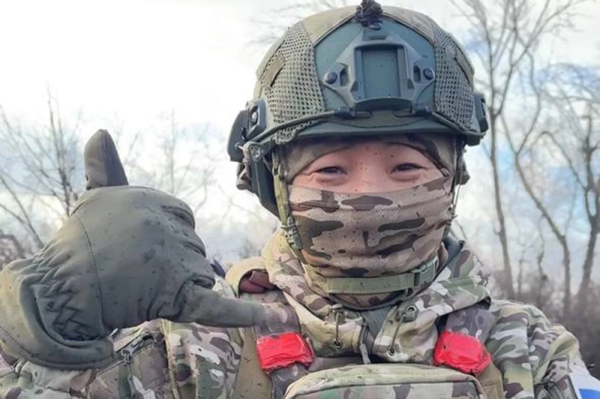 Боец из Якутии с позывным Аржак. 