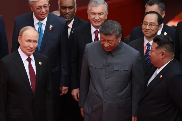 Владимир Путин, Си Цзиньпин и Ким Чен Ын.