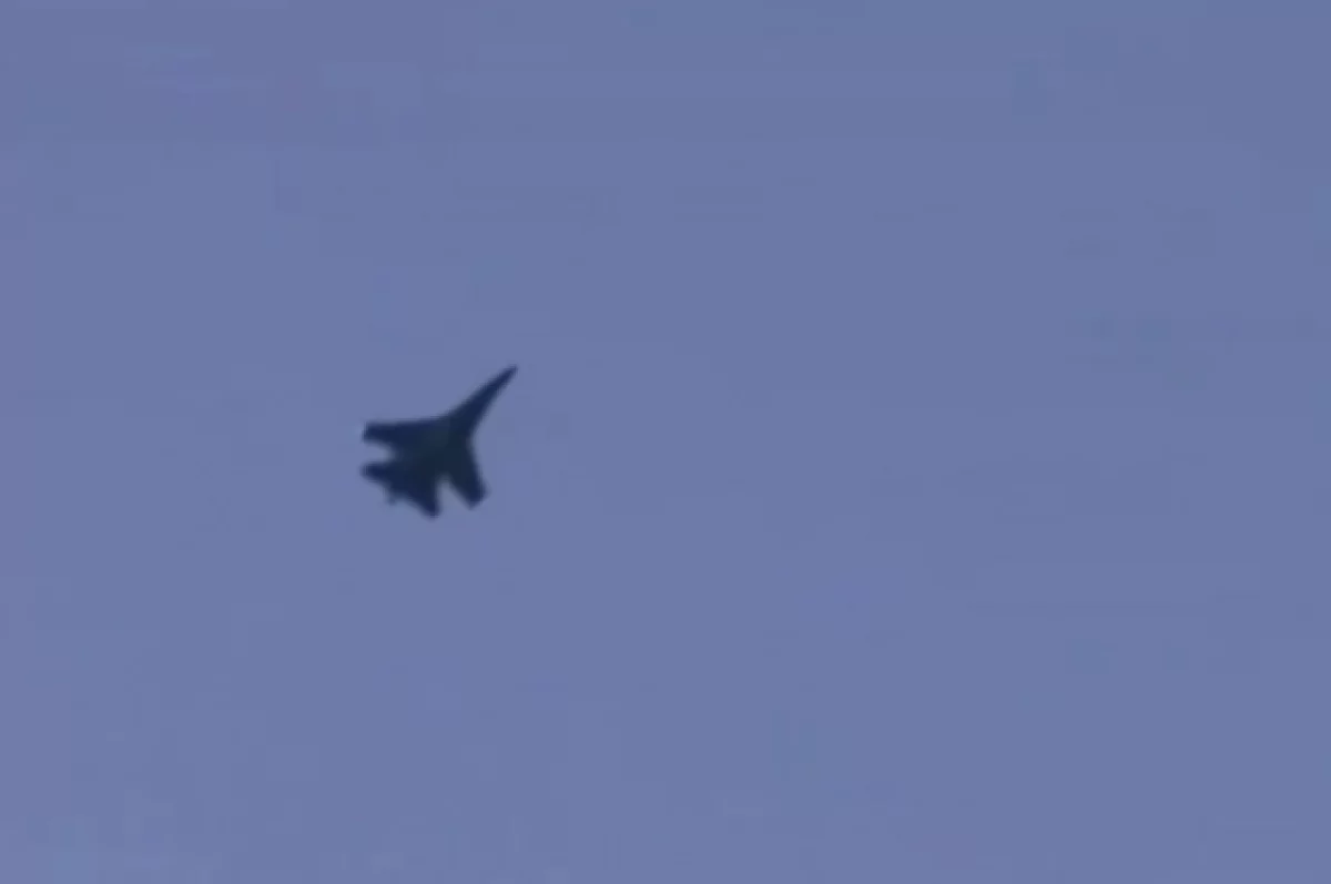 Генерал Попов: к крушению украинского Су-27 могла привести ошибка летчика