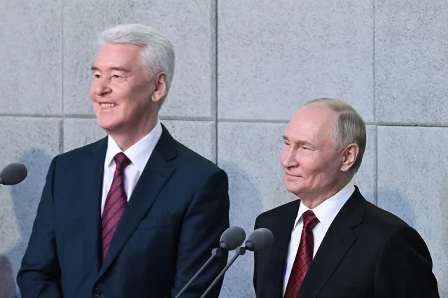 Сергей Собянин и Владимир Путин.