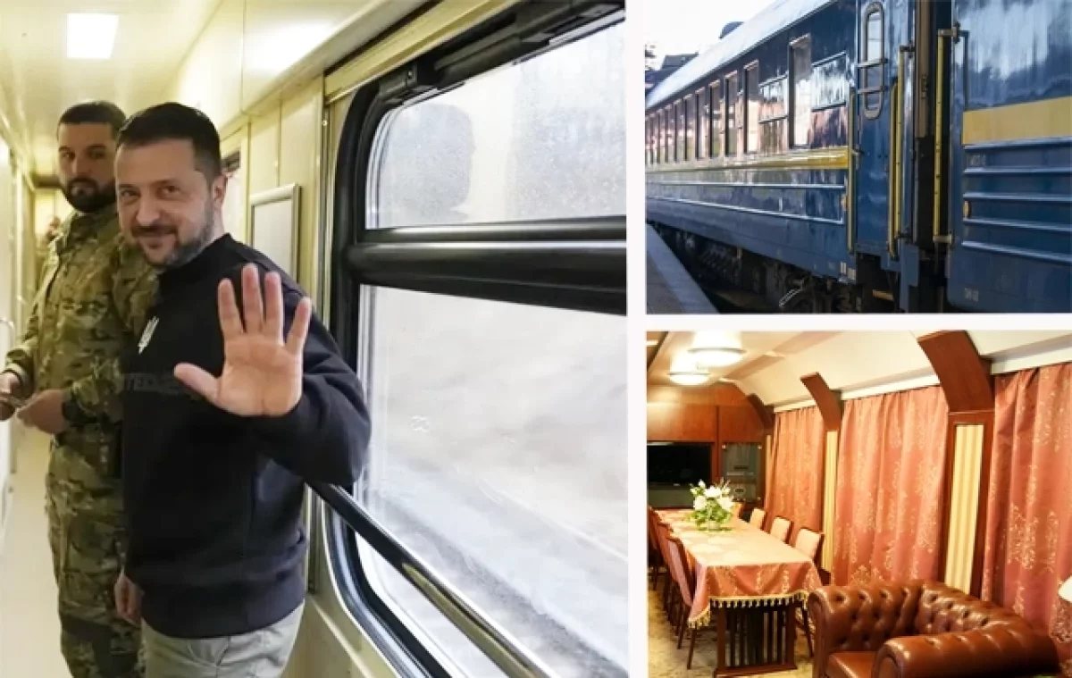 Бункер на колесах: Зеленский ездит по Украине в бронированном вагоне «Люкс»