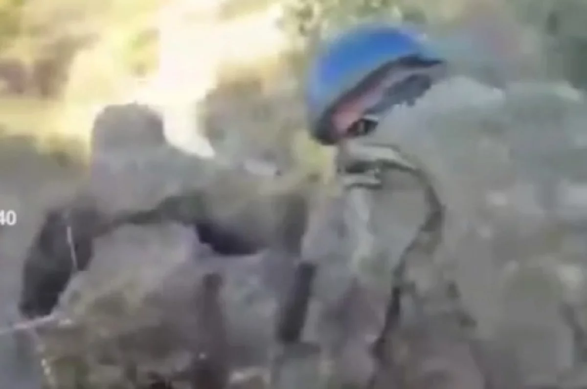 Боевики ВСУ сняли свое бегство из Заречного под Красным Лиманом