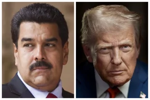 Николас Мадуро и Дональд Трамп.