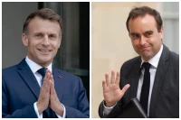 Лекорню (справа) от Макрона однажды сбежал, но тот упорствует.