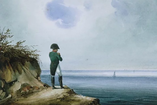 «Изгнание Наполеона на остров Святой Елены» Франца Йозефа Сандмана (1820).