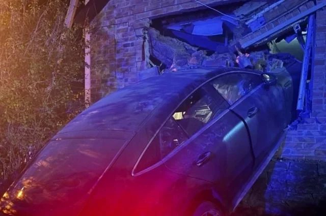 Момент ДТП.