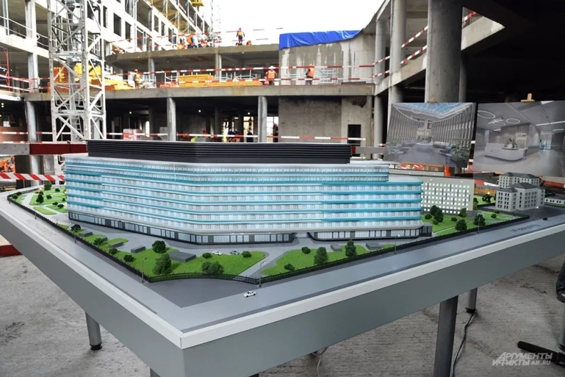 Здание будет многоуровневым с неравномерным распределением этажей: от 4 до 10.