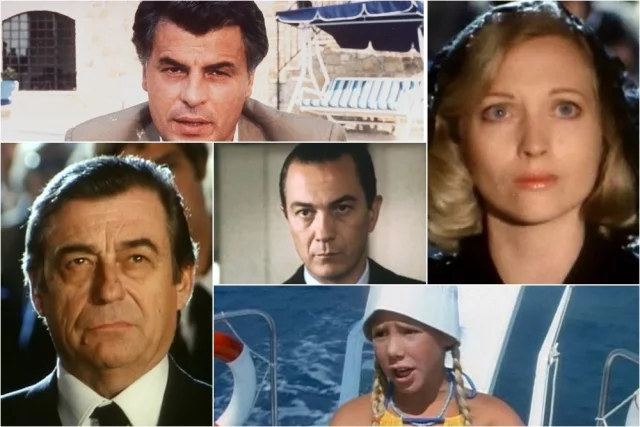 Микеле Плачидо — комиссар Коррадо Каттани; Николь Жаме — Эльза Каттани, жена Коррадо Каттани; Каридди Нардулли — Паола, дочь Коррадо Каттани; Франсуа Перье — адвокат Терразини, глава мафии; Ремо Джироне — Тано Каридди, банкир мафии.