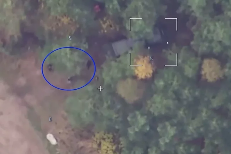 В результате разведывательных мероприятий в районе населенного пункта Кузьминское было обнаружено место стоянки РСЗО Himars ВСУ.