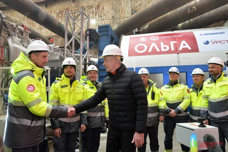 Старт проходке дал мэр Москвы Сергей Собянин.