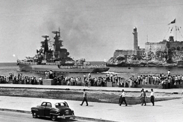Советские военные корабли на Кубе (1962 год).