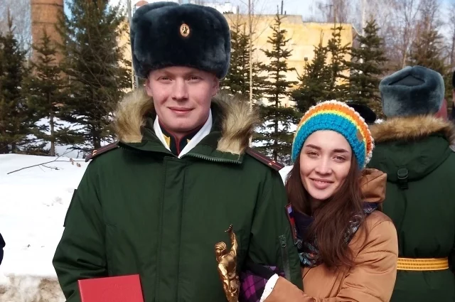 Николай Шумицкий с женой Ксенией.