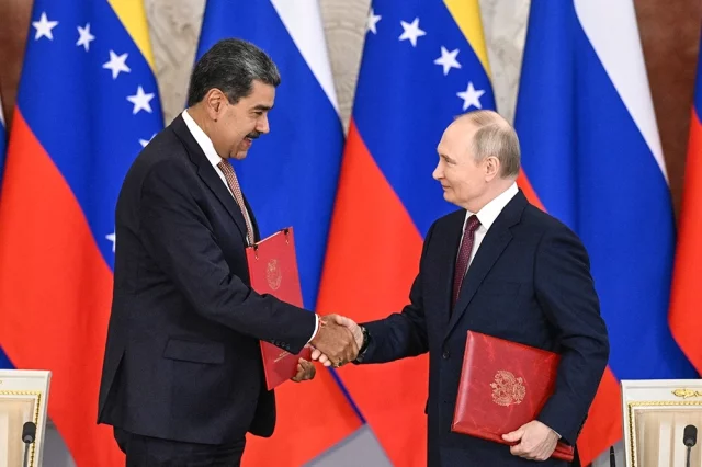 Николас Мадуро и Владимир Путин.