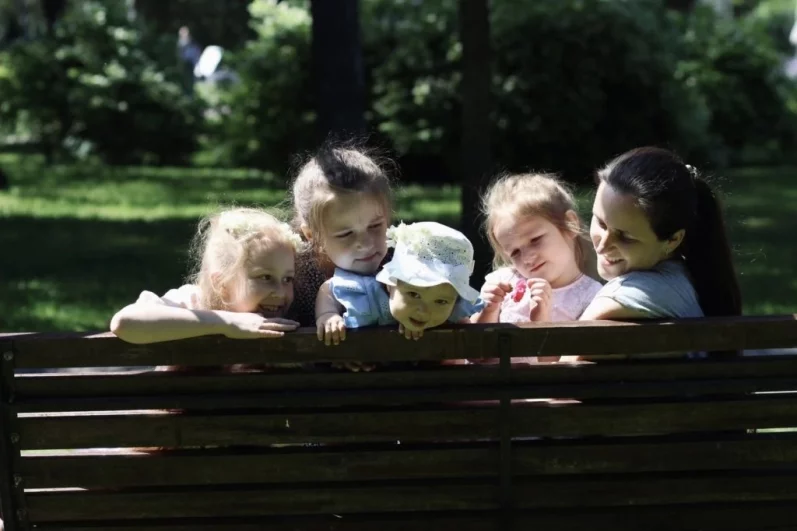 Семья Гопоненко. Москва. «Парк Сокольники».