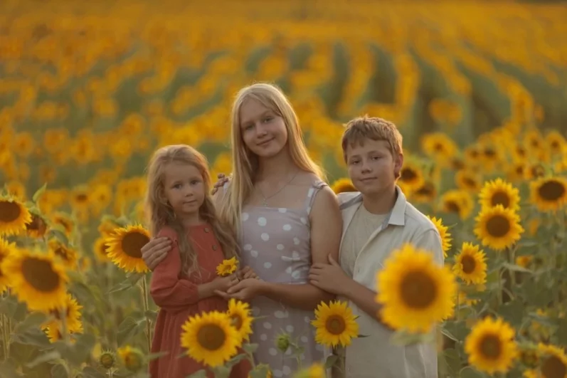 Семья Дроковых. Москва.