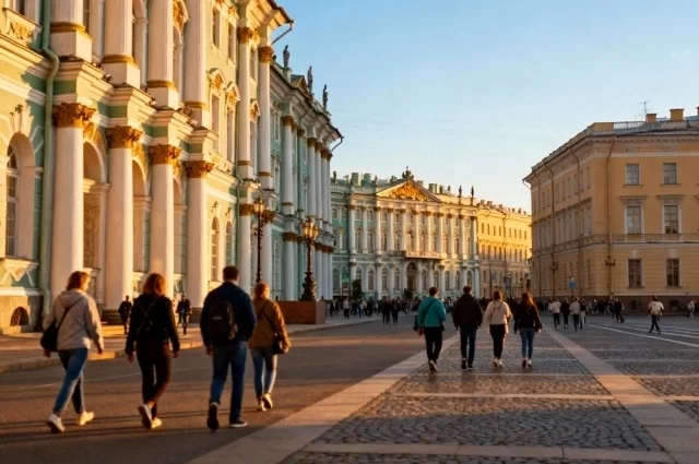 Многие на праздники поехали погулять и отдохнуть в Санкт-Петербург 