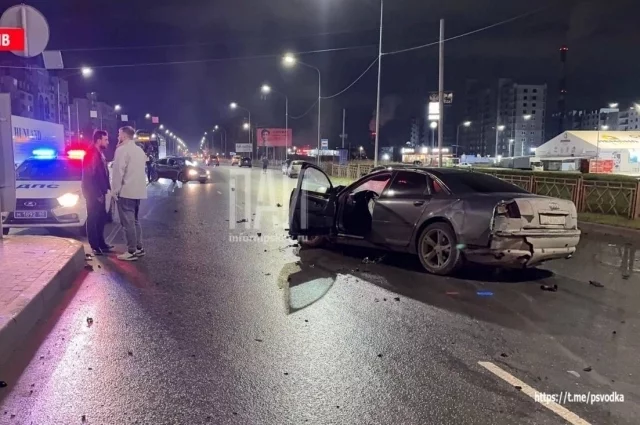 ДТП произошло на Рижском проспекте