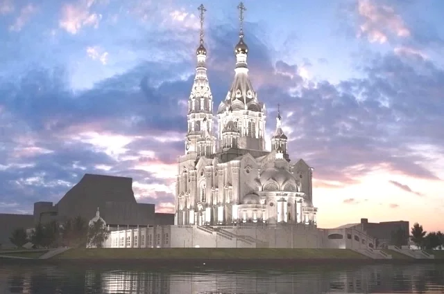 Таким, согласно проекту, будет Кафедральный собор Рождества Пресвятой Богородицы.