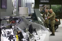 На выставке в Национальном центре «Россия», посвящённой итогам трёхлетней работы Народного фронта под девизом «Всё для Победы!».