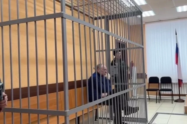 Экс-министр труда и социального развития Омской области Владимир Куприянов за решёткой.