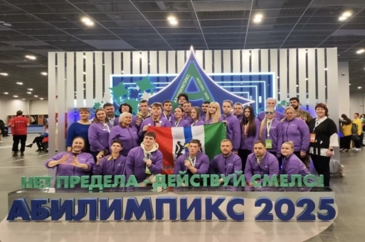 Новосибирские спортсмены-победители чемпионата Абилимпикс