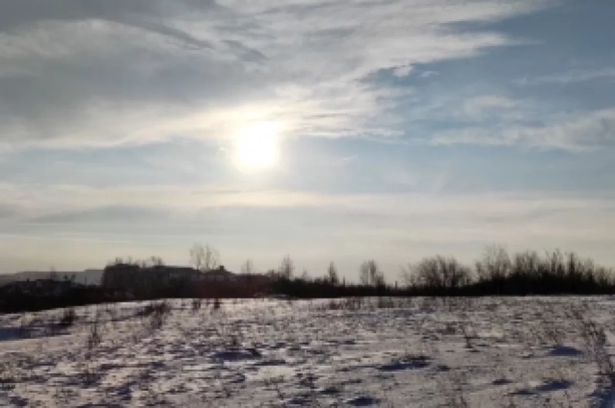 Изображение магнитной бури, влияющей на Землю