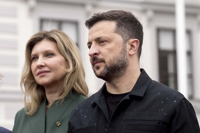 Елена Зеленская и Владимир Зеленский. 