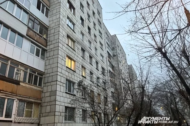 Многоквартирный дом в Перми на улице Луначарского