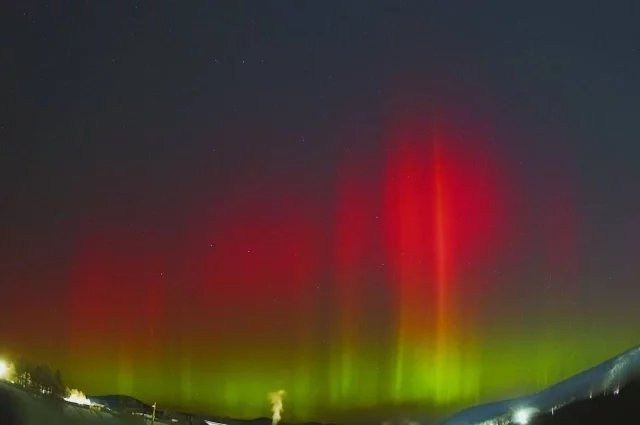 Пожалуй, самые эффектные снимки получилось сделать на севере Бурятии, в селе Багдарин.