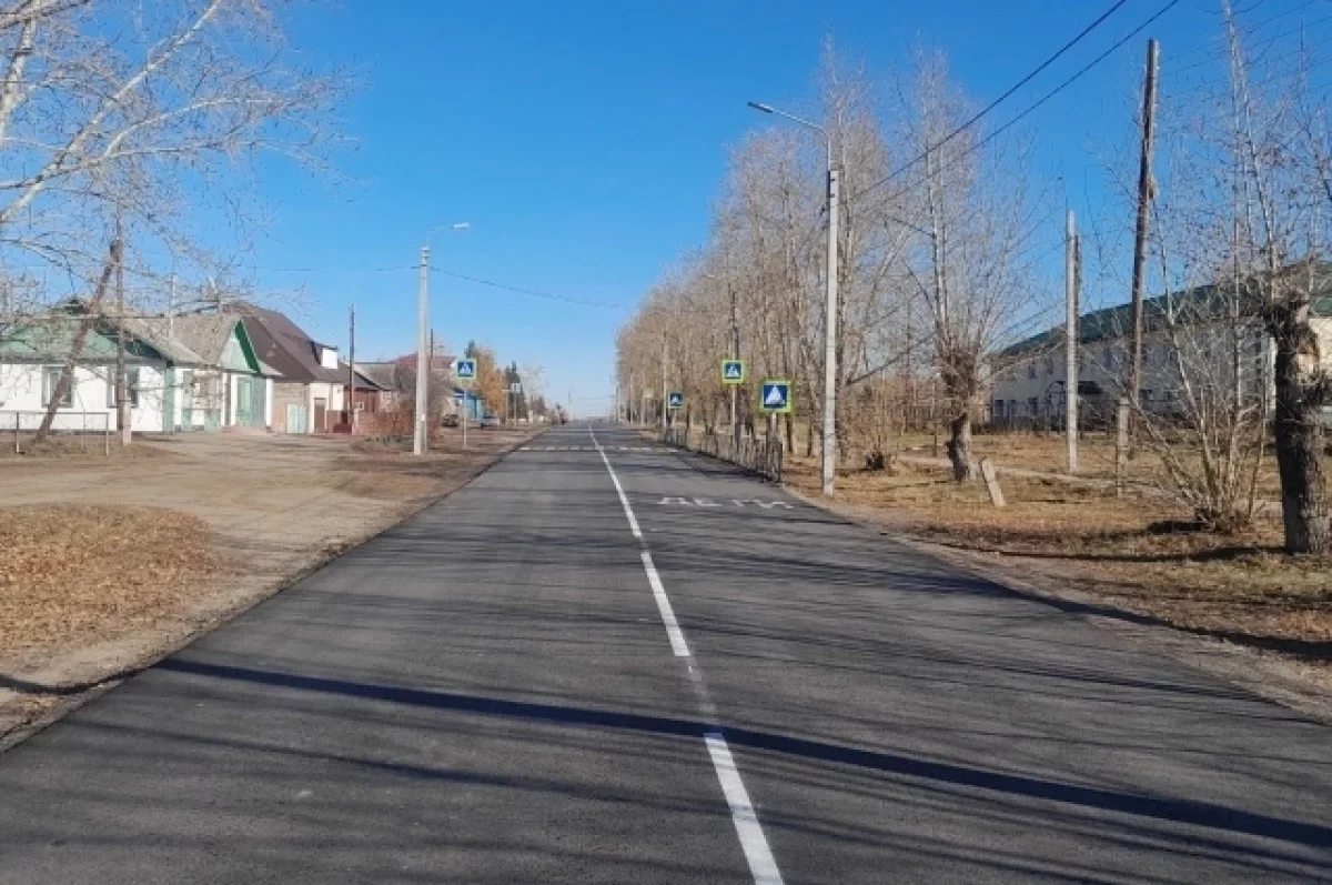 В Алтайском крае отремонтировали участок трассы Юдиха-Славгород