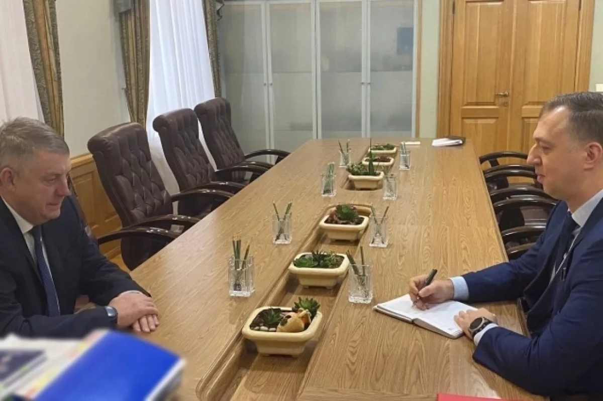 Брянский губернатор провел встречу с учредителем ГазЭнергоКомплекта