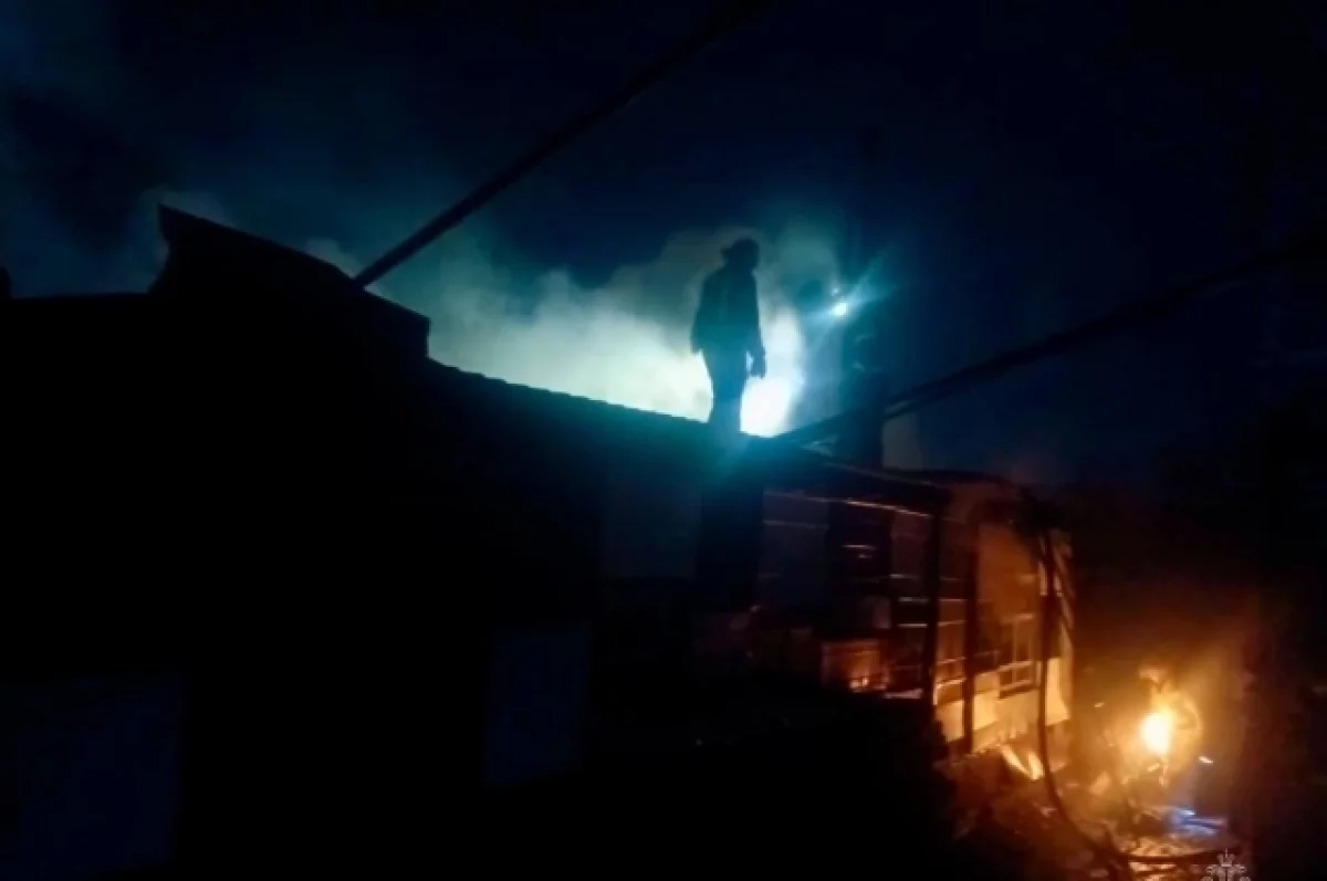 Восемь пожаров за сутки потушили в Алтайском крае