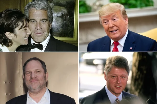 Джеффри Эпштейн, Дональд Трамп, Харви Вайнштейн, Билл Клинтон. 