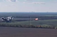 Бои за село Новоуспеновское в Запорожской области. 