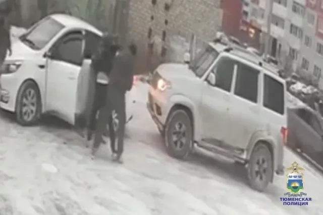 Задержание участников розыгрыша похищения в Тюмени