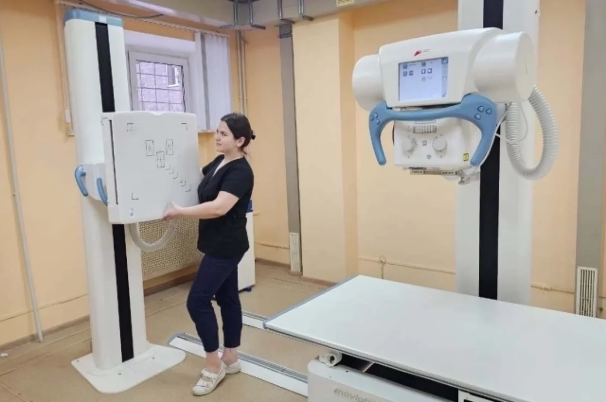 В Бийске Центральная горбольница получила цифровой рентген-аппарат