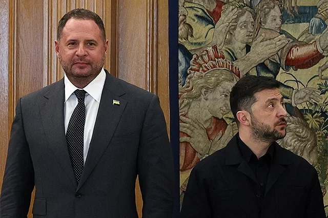 Андрей Ермак и Владимир Зеленский.